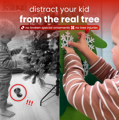 MyMerryTree™ Interactive Felt Christmas Tree