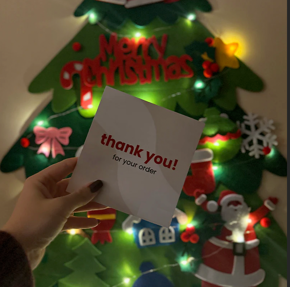 MyMerryTree™ Interactive Felt Christmas Tree