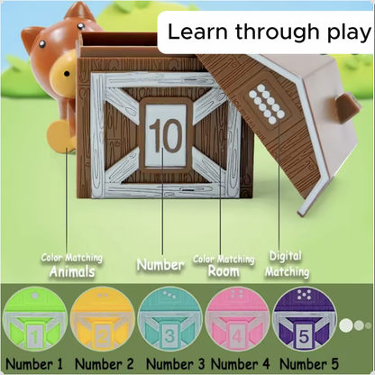 Barnyard Buddies Count™ – Educational Animal Counting Set