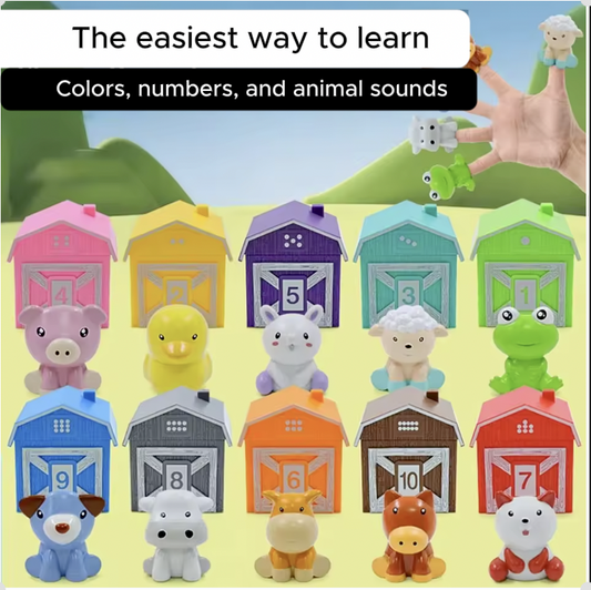 Barnyard Buddies Count™ – Educational Animal Counting Set