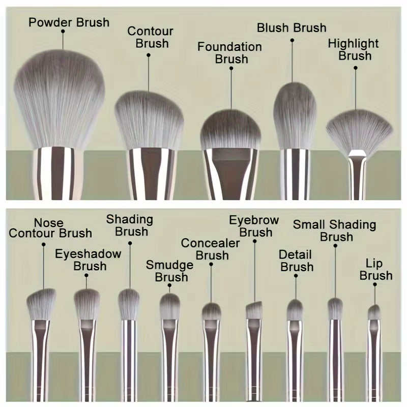 VeganVogue™ Premium Makeup Brushes
