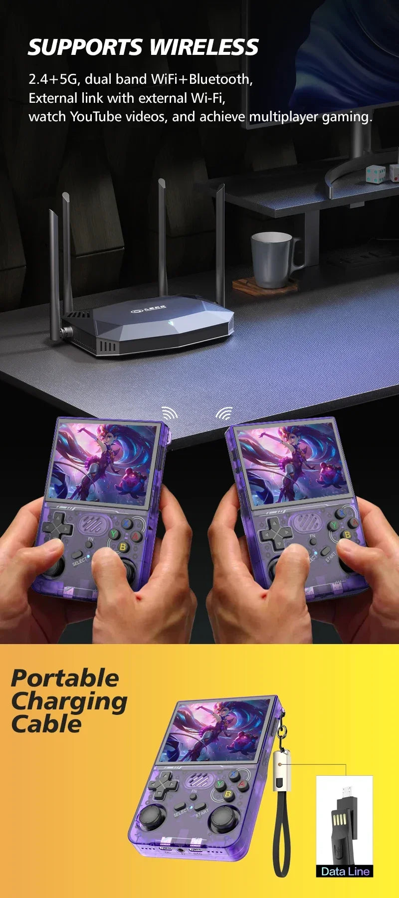 RetroVoyager™ Gaming Console