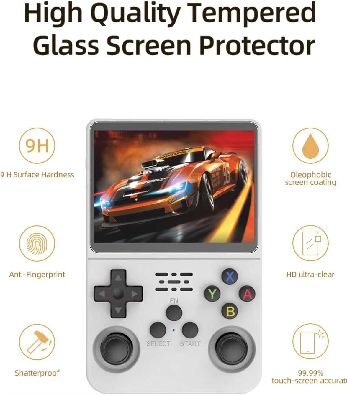 RetroVoyager™ Tempered Glass Screen Protector (3 Pack)