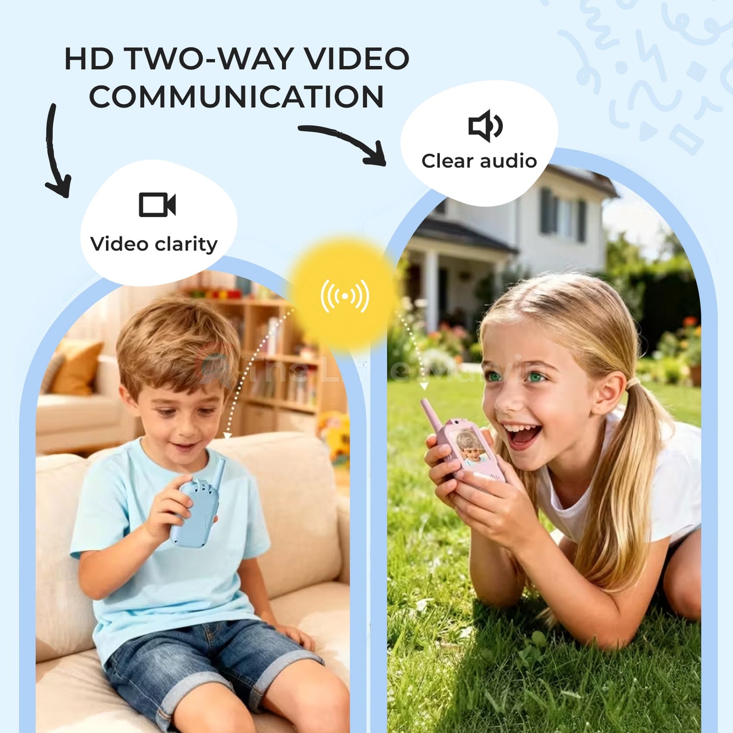 KidConnect Duo™ Digital Walkie Talkies