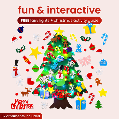 MyMerryTree™ Interactive Felt Christmas Tree