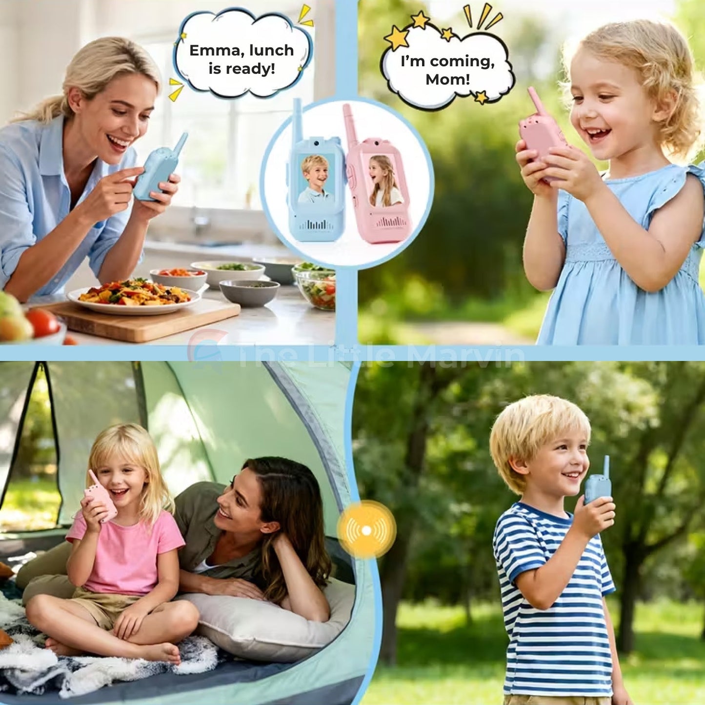 KidConnect Duo™ Digital Walkie Talkies