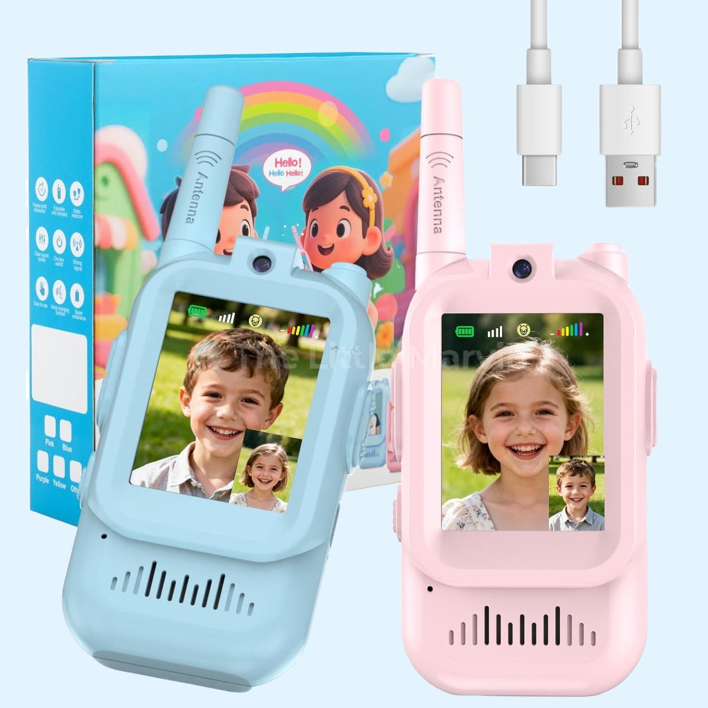 KidConnect Duo™ Digital Walkie Talkies