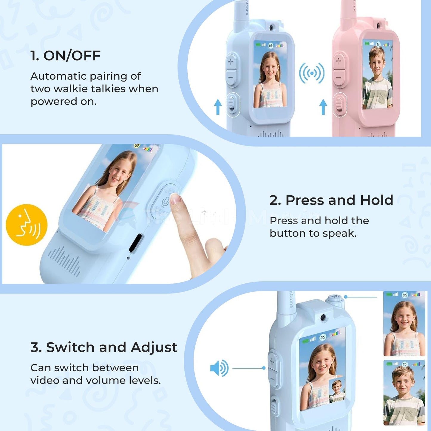 KidConnect Duo™ Digital Walkie Talkies