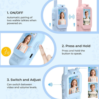 KidConnect Duo™ Digital Walkie Talkies