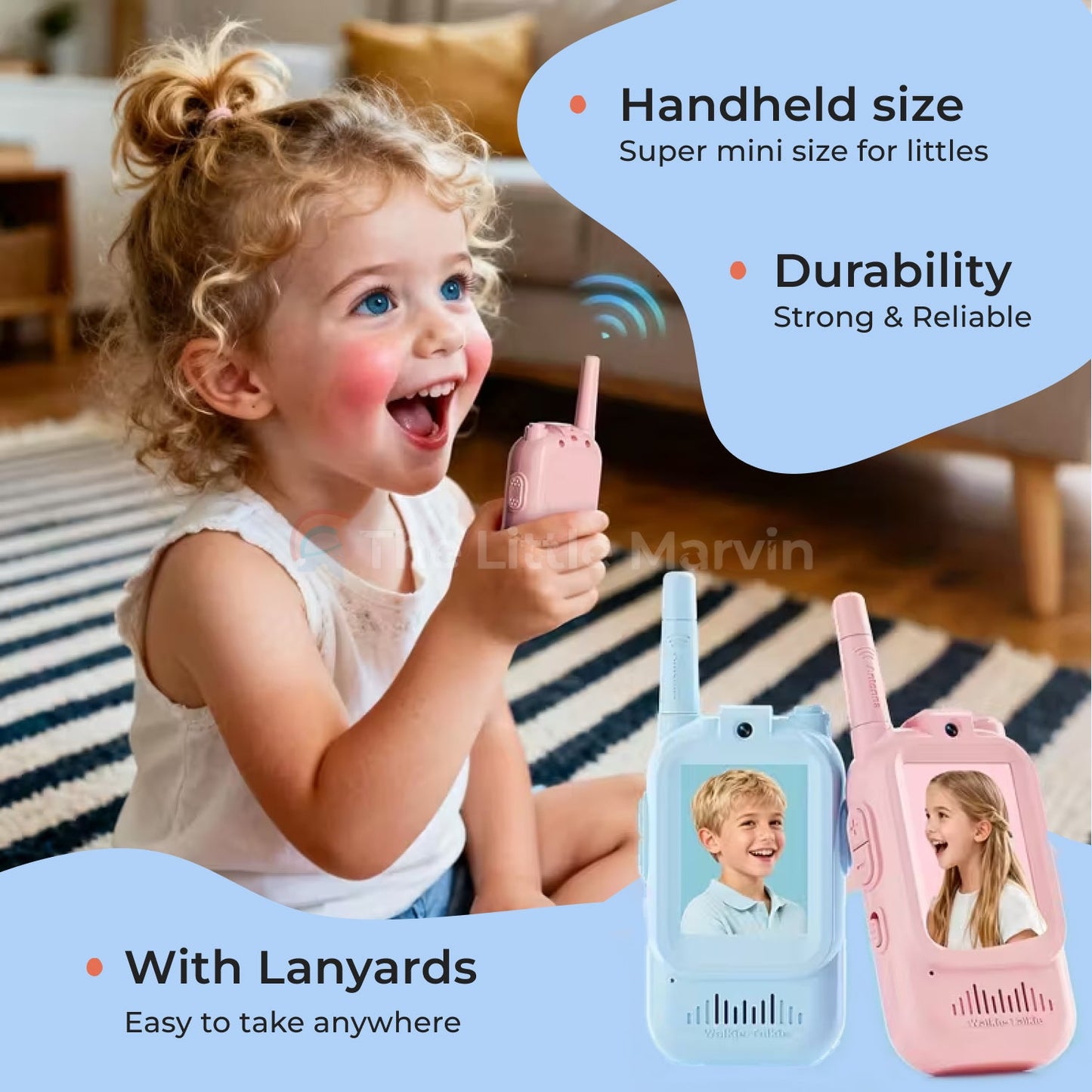 KidConnect Duo™ Digital Walkie Talkies