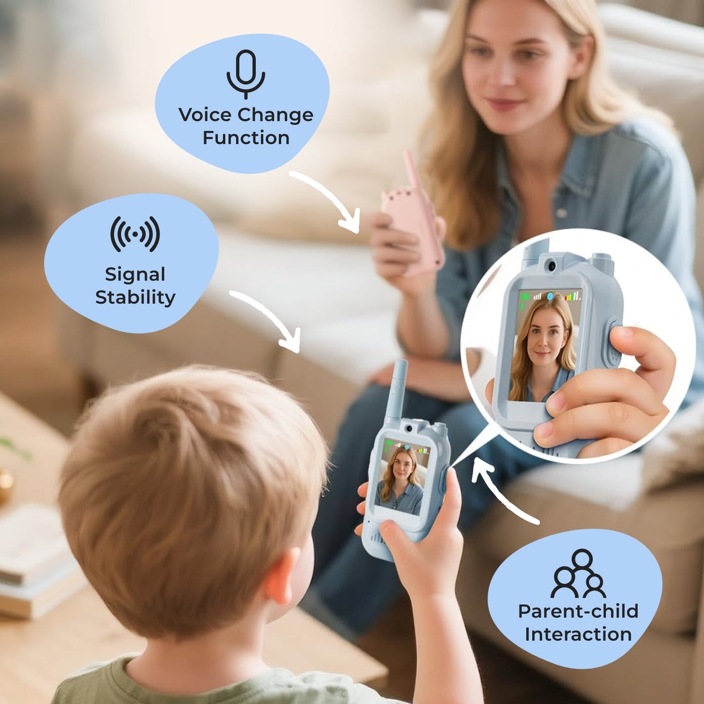 KidConnect Duo™ Digital Walkie Talkies