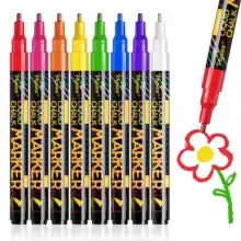 GlowWhiz™ Liquid Chalk Erasable Markers