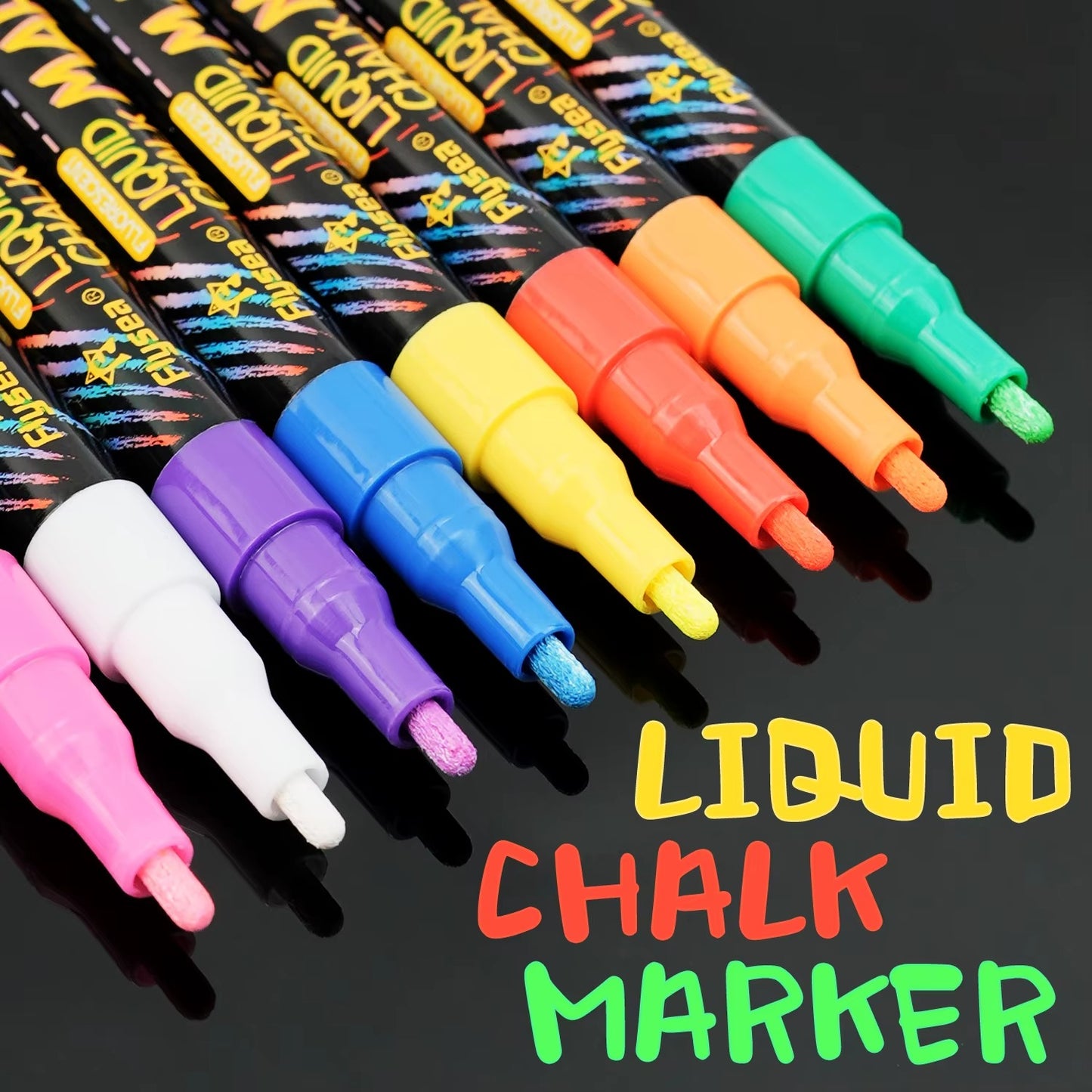 GlowWhiz™ Liquid Chalk Erasable Markers
