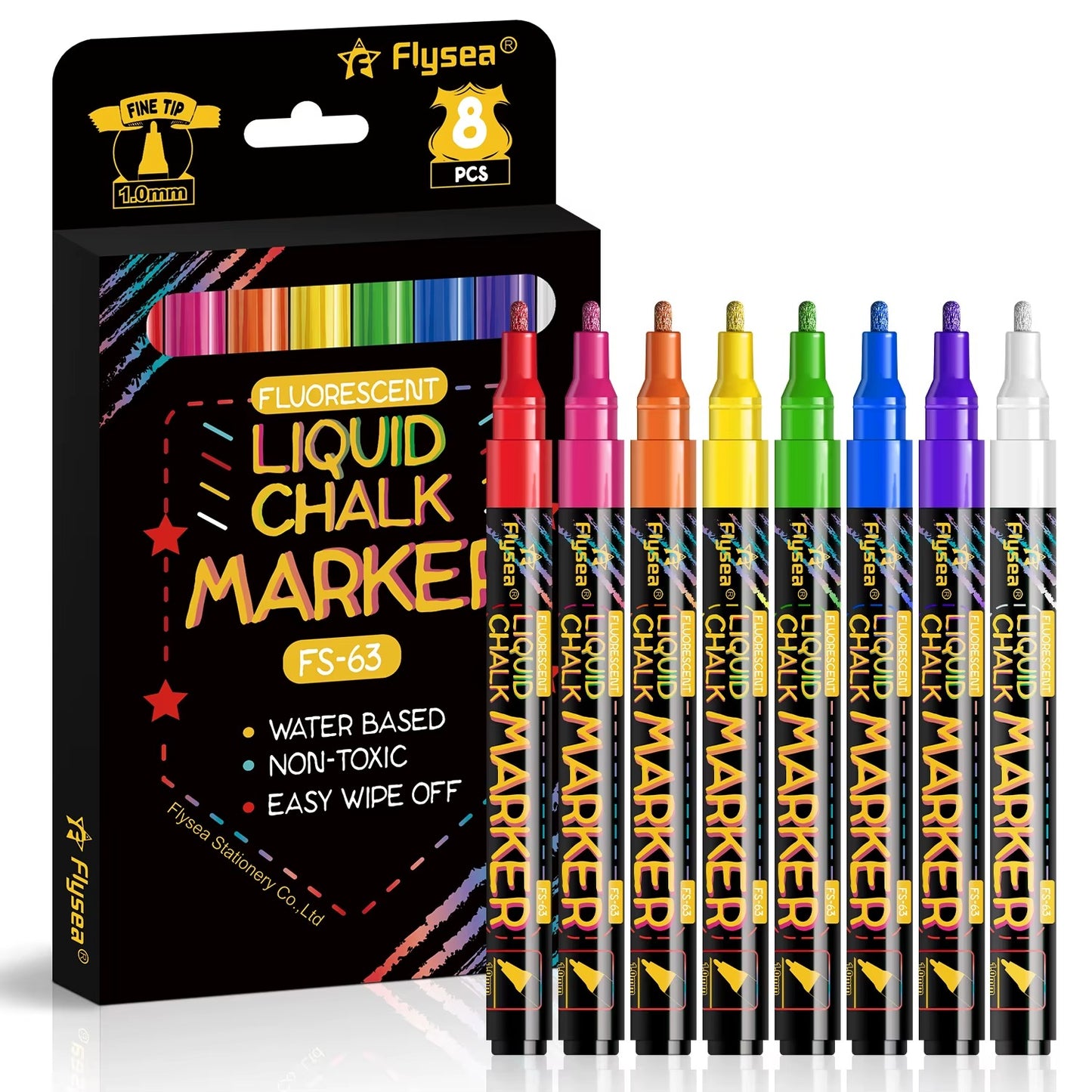 GlowWhiz™ Liquid Chalk Erasable Markers