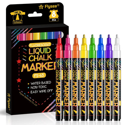 GlowWhiz™ Liquid Chalk Erasable Markers